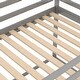 preview thumbnail 17 of 16, Twin over Twin Low Bunk Bed, House Bed with Ladder , White