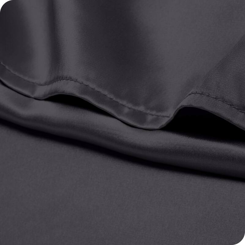 Bare Home Poly Satin Pillowcase Set for Hair and Skin (Set of 2)