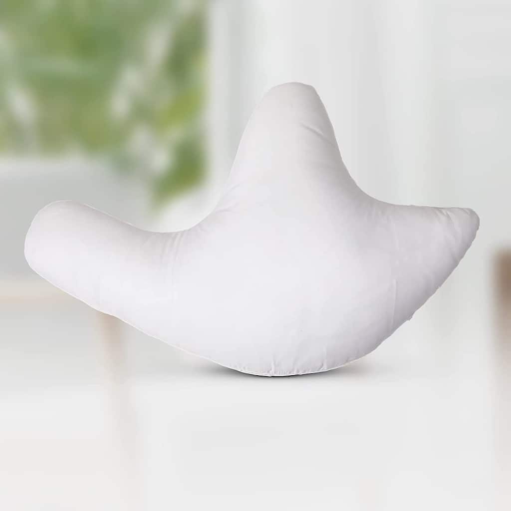 Cheer Collection W Shaped Shoulder Support Pillow - White
