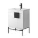 preview thumbnail 5 of 7, 24-inch Modern Bathroom Vanity Set w/ Vitreous China Sink Top