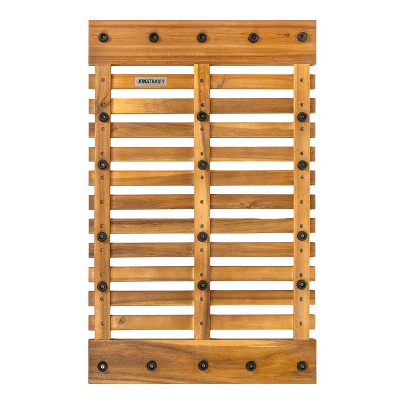 Paige Acacia Wood Slat Natural Indoor/Outdoor Shower Mat