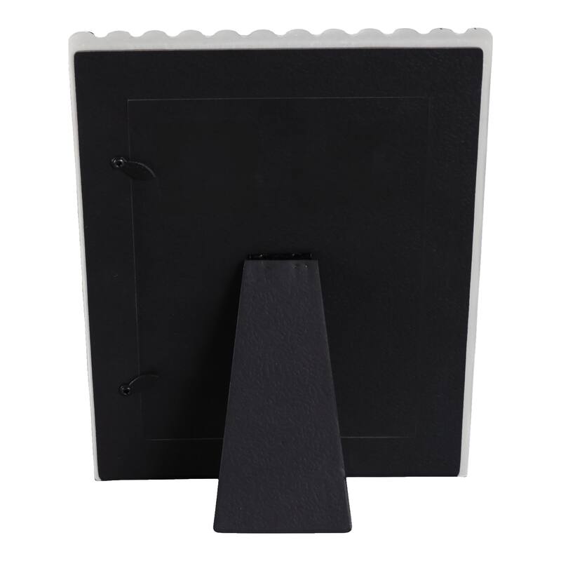 Resin Photo Frame Ribbed Wavy Edge Design Modern Decorative Style