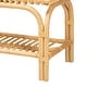 preview thumbnail 5 of 7, Himari Modern Bohemian Natural Brown Rattan Accent Bench