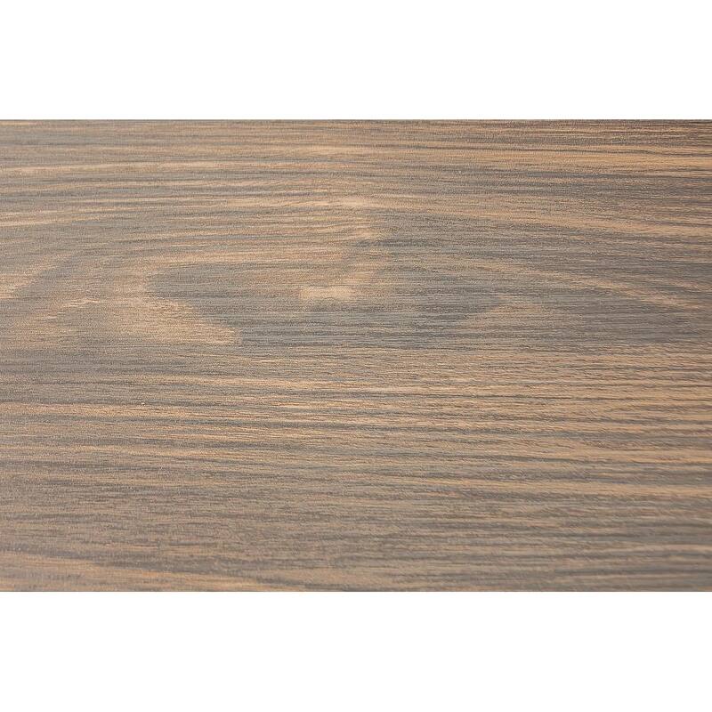 Modern Classic Dining Room Furniture Natural Wood Round Dining Table 4x Side Chairs Charcoal Fabric Tufted Roll Back Top