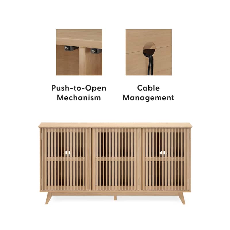 Plank and Beam Mid-Century Modern Buffet Sideboard/TV Stand