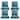 Meyreso 22" W x 24" D x 6" T Outdoor Lounge Chair Replacement Cushion Set Water and Fade Resistant