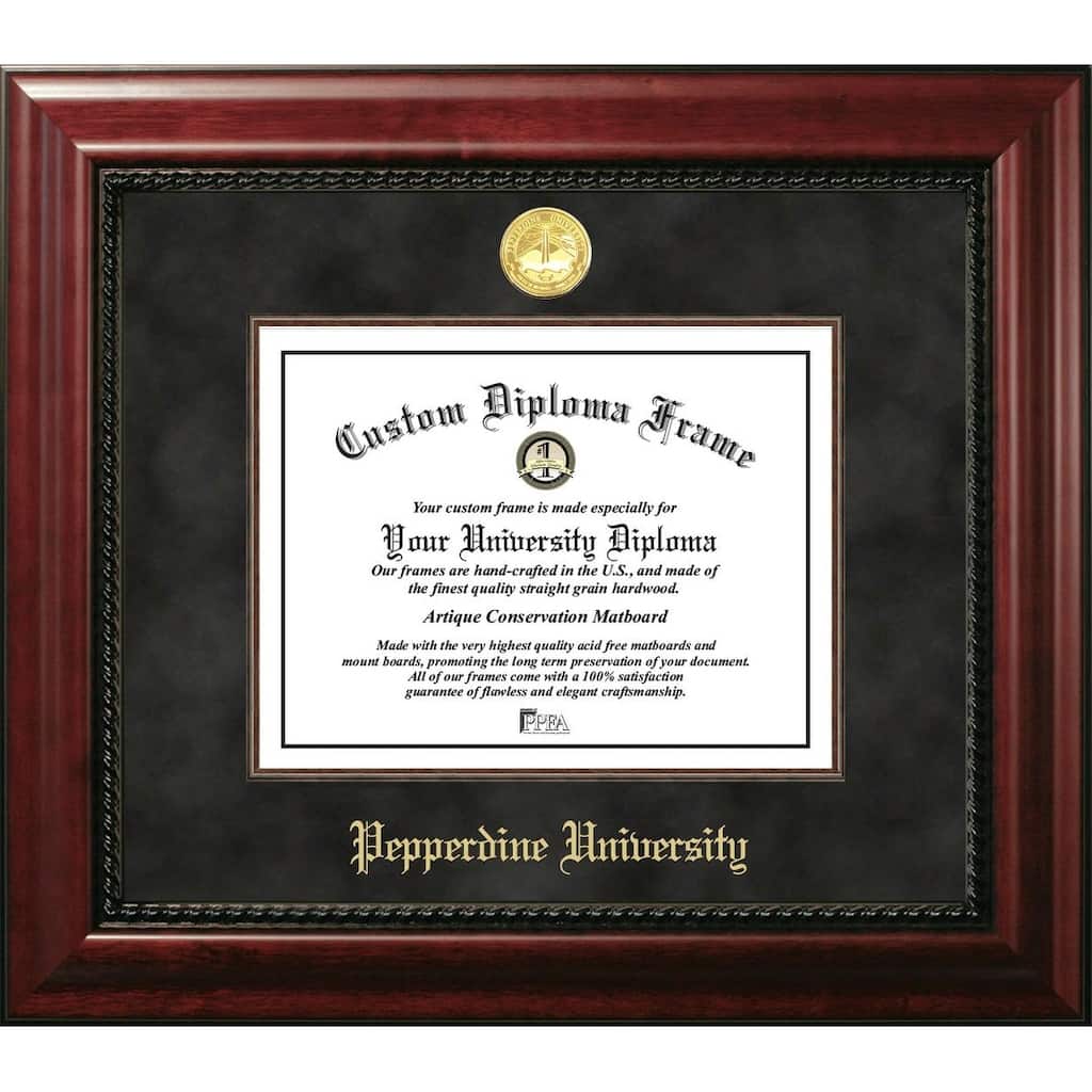 Pepperdine University 11w x 8.5h Executive Diploma Frame