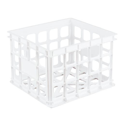 Sterilite White Storage Crate 16928006