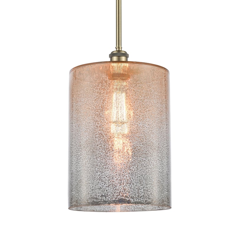 Innovations Lighting 516-1S-14-9-L Cobbleskill Pendant Cobbleskill 9" - Mercury / Antique Brass