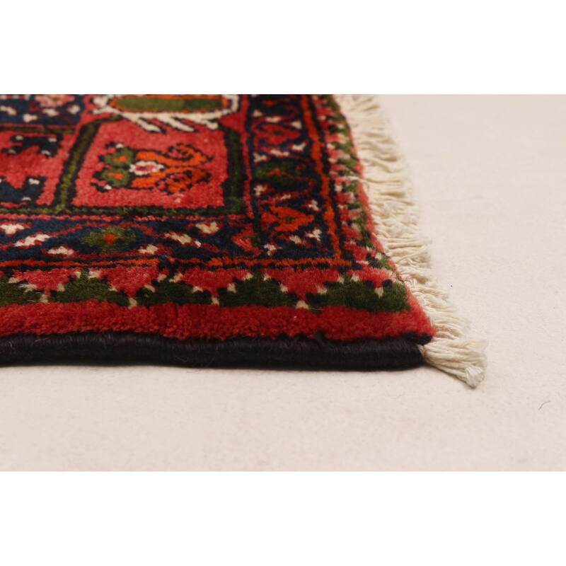 ECARPETGALLERY Hand-knotted Andelz Navy Wool Rug - 4'7 x 6'8