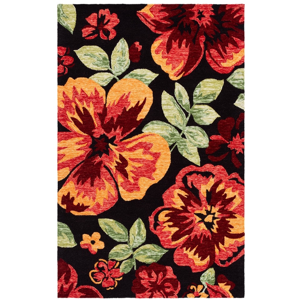 SAFAVIEH Handmade Jardin Florinka Floral Wool Rug