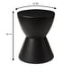 preview thumbnail 24 of 48, Loft 14" Modern MGO Side Table, Round Hourglass End Table, Indoor/Outdoor Accent Table for Patio