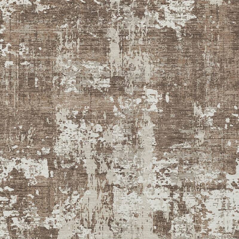 HomeRoots Abstract Transitional Rectangle Outdoor Rug