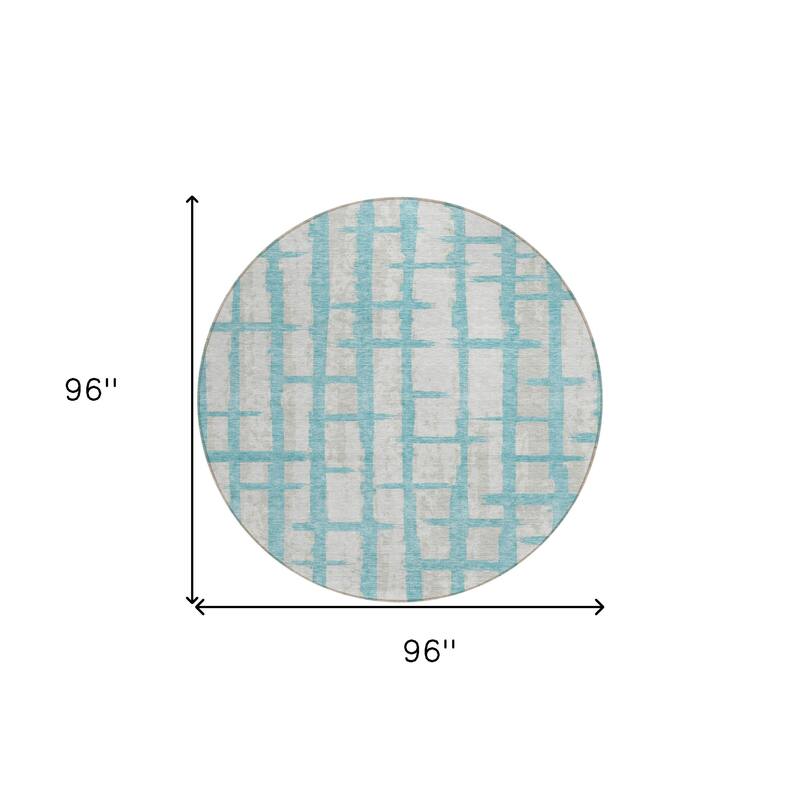 HomeRoots Striped Transitional Rectangle Outdoor Rug