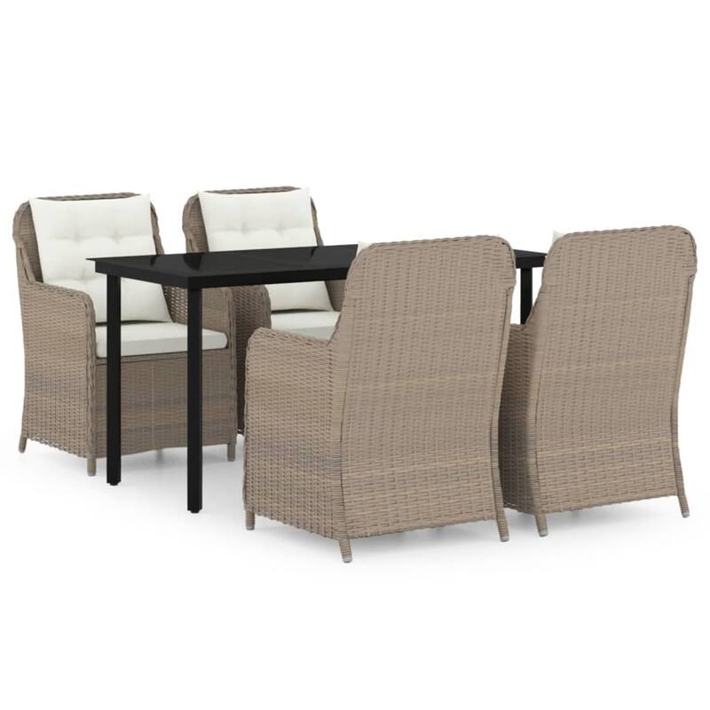 vidaXL Patio Dining Set Outdoor Dining Set Table and Chair Set for Garden