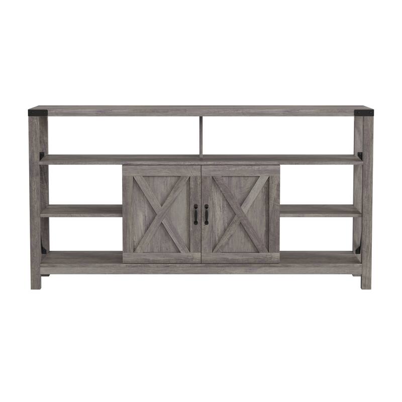 TV Stand for up to 60" TV's with Adjustable Shelf and Storage