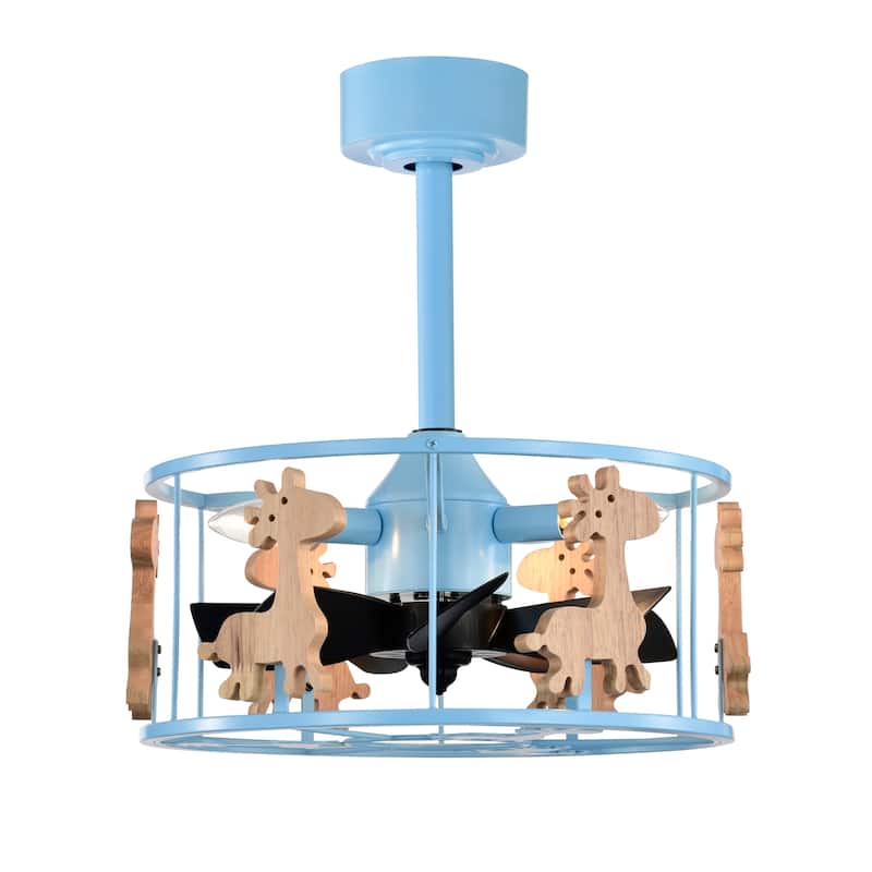 Snowdust 16 Inch Pastel Fairy Fandelier with 3 Light - N/A