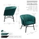 preview thumbnail 24 of 23, Porthos Home Belia Velvet Dining Chair, Rust-resistant Steel Legs