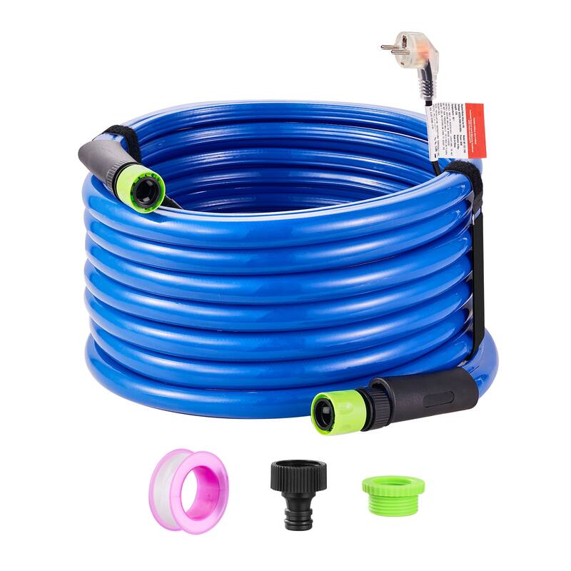 Heated Water Hose for RV, Heated Drinking Water Hose Antifreeze to -45°F, Automatic Self-regulating, 5/8" I.D. - 30ft