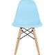 preview thumbnail 22 of 25, Kids Toddler Chair Side No arm Armless Natural Wood Legs Eiffel For Kitchen Desk Work Bedroom Playroom Preschool Blue