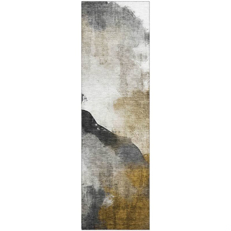 Premium Washable Super Soft Abstract Contemporary Mayfield Rug