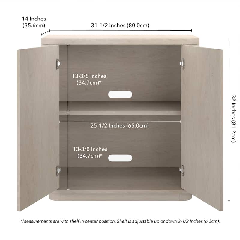 Plympton 32" Wide Rectangular Accent Cabinet