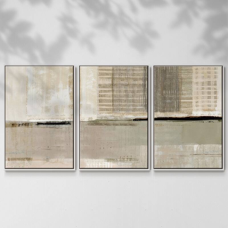 Across the Abstract Bay I - Multi Piece Framed Canvas