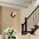 preview thumbnail 2 of 10, Parrot Uncle 14 Inch Distressed White Classic Wood Mirrored Wall Light Fabric Shade Accent Sconce