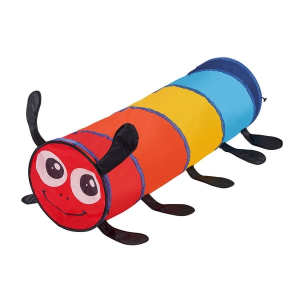 slide 2 of 14, Kids Play Tunnel Tent for Toddlers, Colorful Pop Up Caterpillar Tunnel Toy for Baby or Pet, Collapsible Gift for Boy and Girl Caterpillar Tunnel
