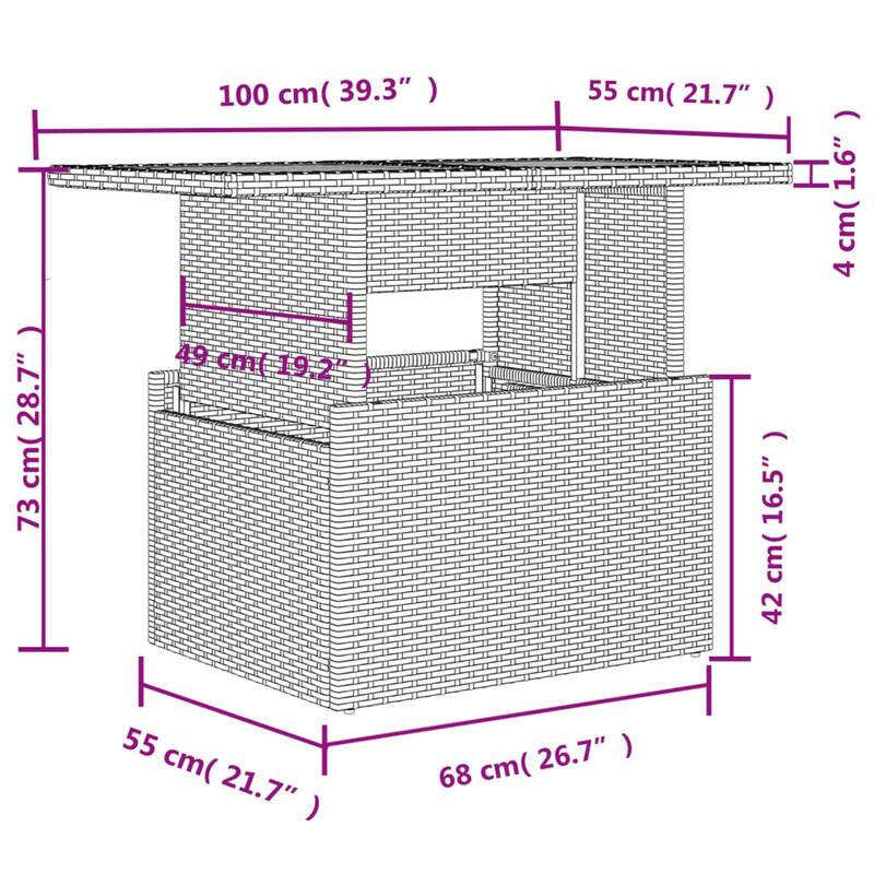 6-Piece Modular Patio Sofa Set
