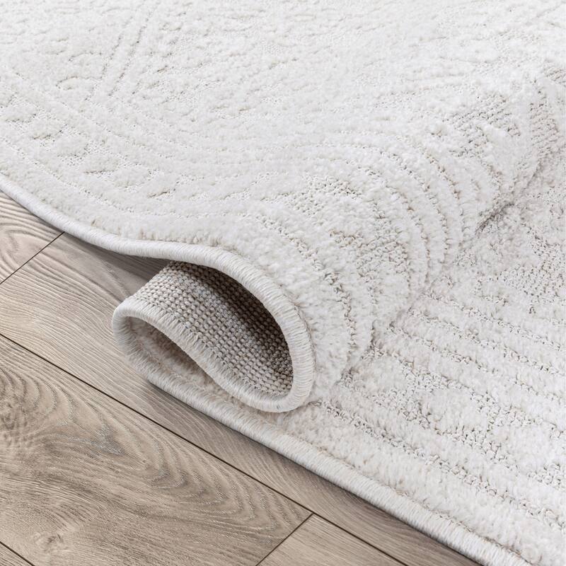 Well Woven Harlow Farmhouse Medallion Area Rug