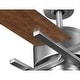 preview thumbnail 3 of 10, Progress Lighting Bedwin Collection 56" Four-Blade Antique Nickel Ceiling Fan - 11.020" x 23.300" x 13.380"