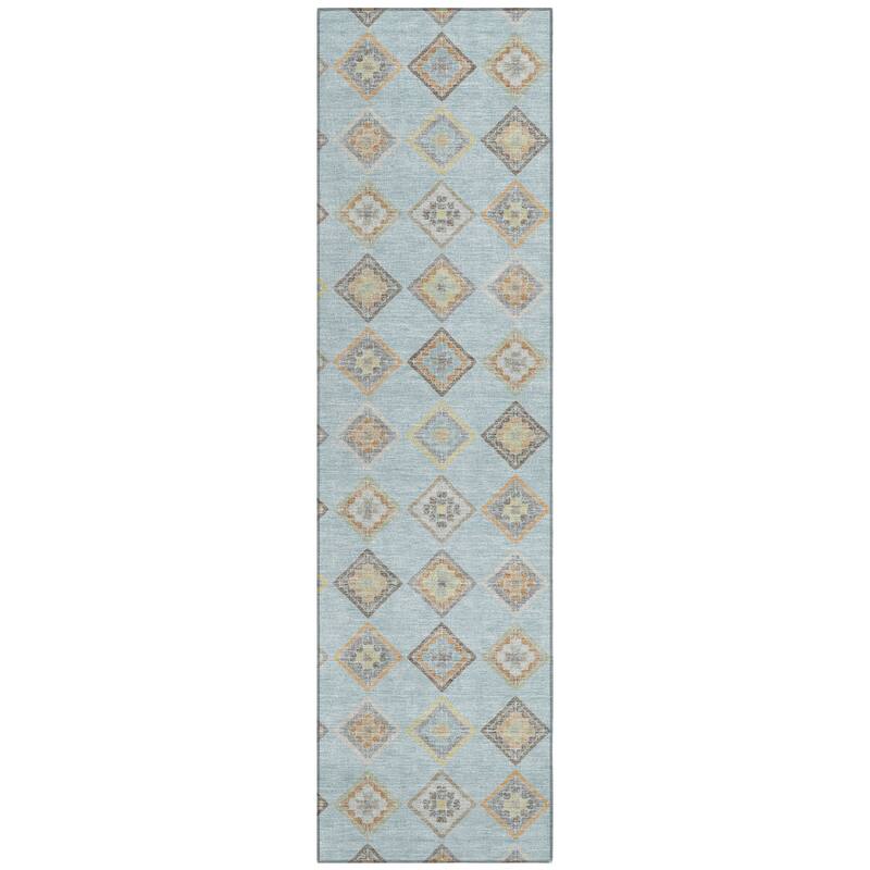 Machine Washable Indoor/ Outdoor Global Flagler Chantille Rug