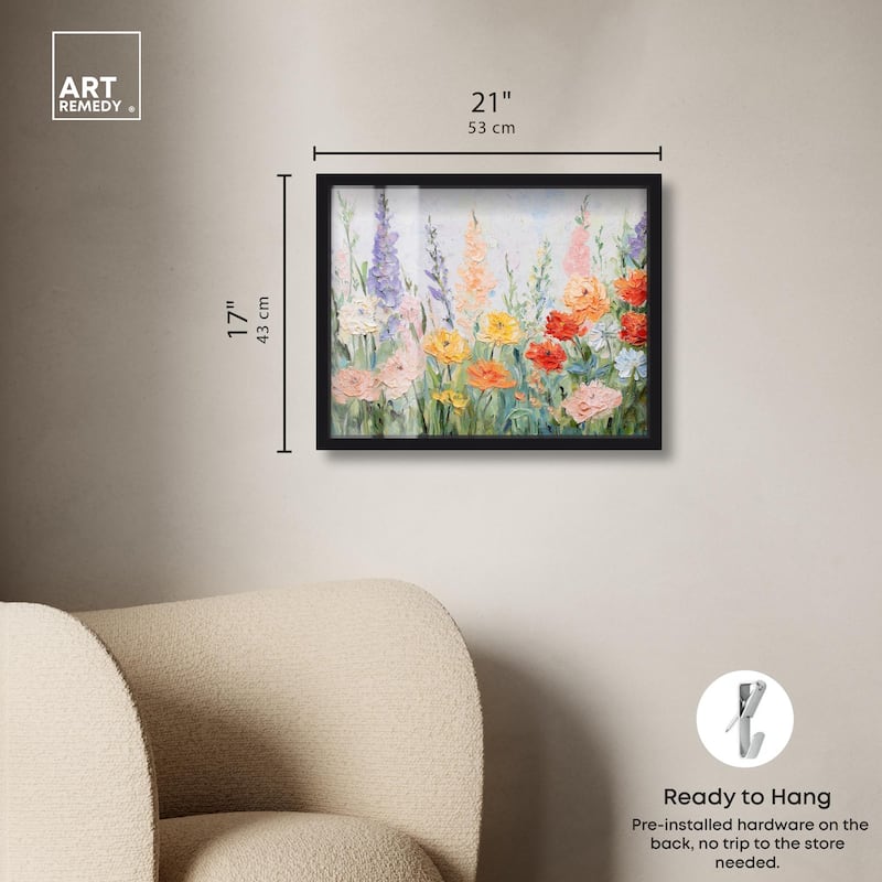 Summer Abundance I Shadowbox by Art Remedy