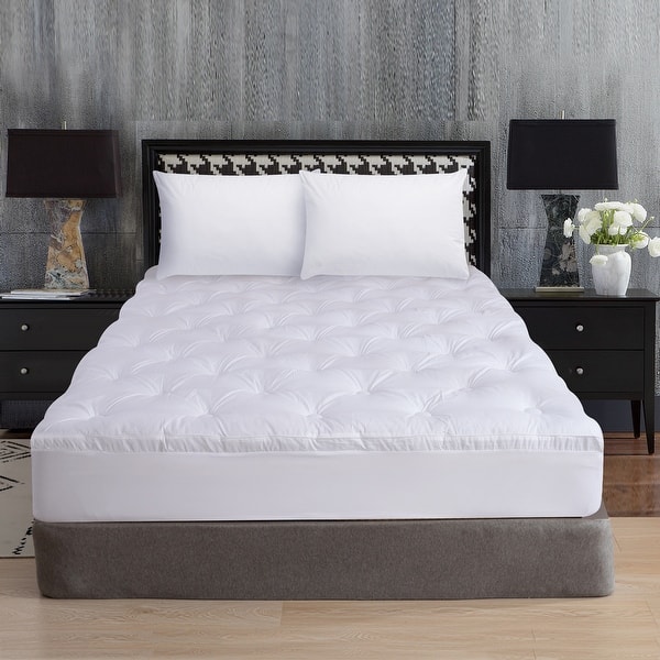 Hotel Luxury Super Plush Mattress Topper White Bed Bath & Beyond