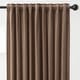 preview thumbnail 14 of 31, Chanasya Velvet Partial Blackout Room Darkening Window Curtain Panel Pair (Set of 2) W52 x H63 Inches - Taupe