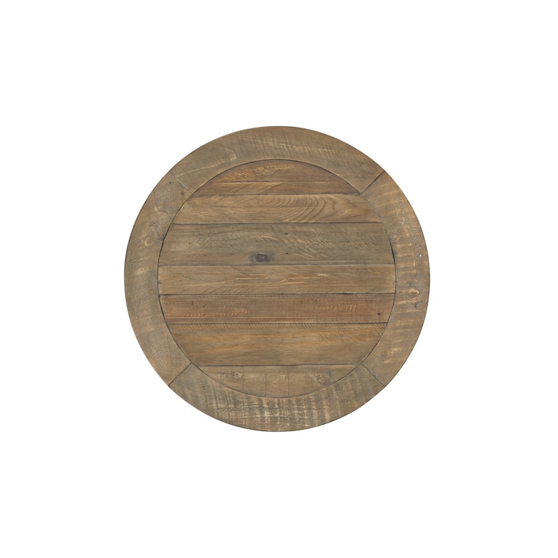 Napa 26" Wide Solid Wood Round End Table