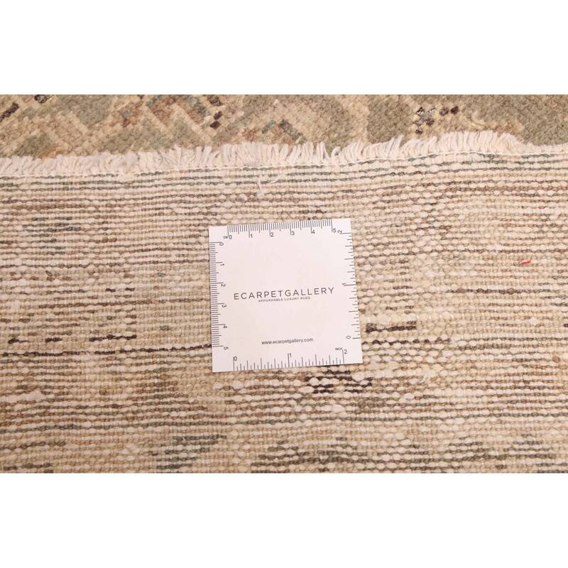 ECARPETGALLERY Hand-knotted Antalya Vintage Taupe Wool Rug - 3'2 x 5'2