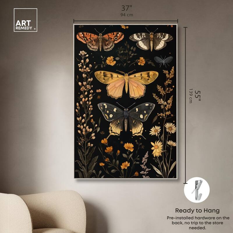 Winged Visitors II Canvas by Art Remedy