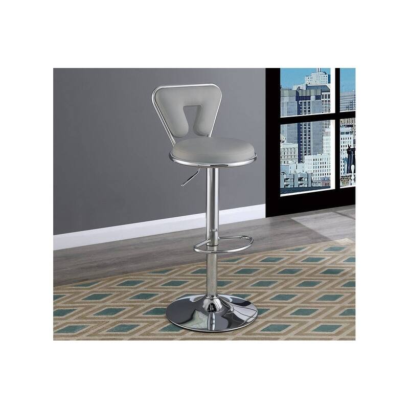 360° Swivel Bar stool Set of 2, Faux Leather Upholstered Counter Back Bar Chairs, Dining Chair with Backrest and Footrest