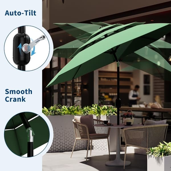 concrete patio umbrella base Amazon.com: VredHom Patio Umbrella Base with 4 Wheels, 44lbs Round Heavy  Duty Concrete Stand for Outdoor Market Umbrella, Black : Patio, Lawn &  Garden