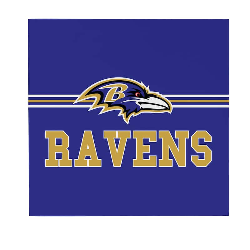 Baltimore Ravens Wooden Door Decor Wall Sign - Multi-Color