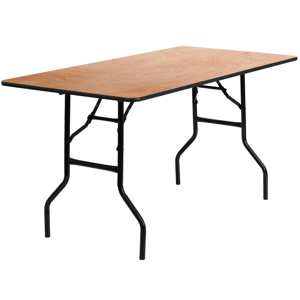 Natural Wood Folding Table