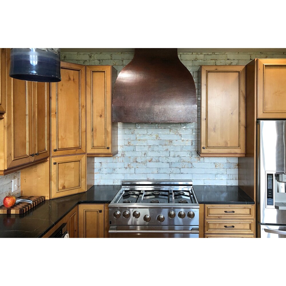 Black and copper cooker hood deals