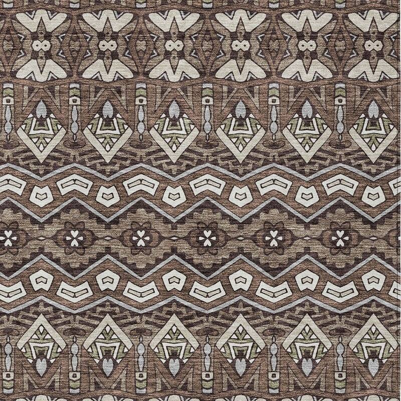 HomeRoots Moroccan Transitional Rectangle Outdoor Rug