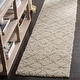 preview thumbnail 45 of 154, SAFAVIEH Arizona Shag Nevada 1.2-inch Thick Rug 2'3" x 10' Runner - Ivory/Beige