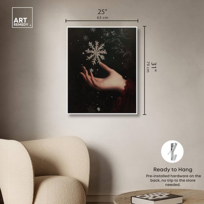 Holding Winter Canvas by Art Remedy