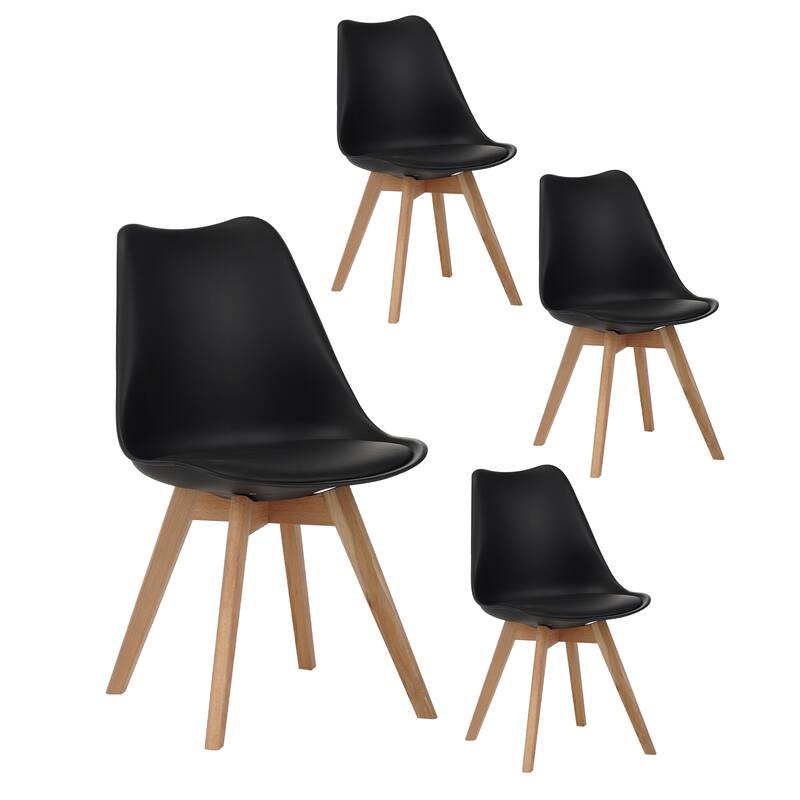 Dining Chair Simple Kitchen Chair Accent Chair Office Chair Dressing Chair Coffee Chair Lounge Chair with Wood Legs