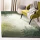 SAFAVIEH Handmade Soho Miyase Modern Burst New Zealand Wool Rug - 3'6" x 5'6" - Green/Multi