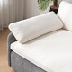 preview thumbnail 36 of 53, Oversized Chenille Single Sofa for Living Room,Couch Lounge with Arm Pillows,3 Colors